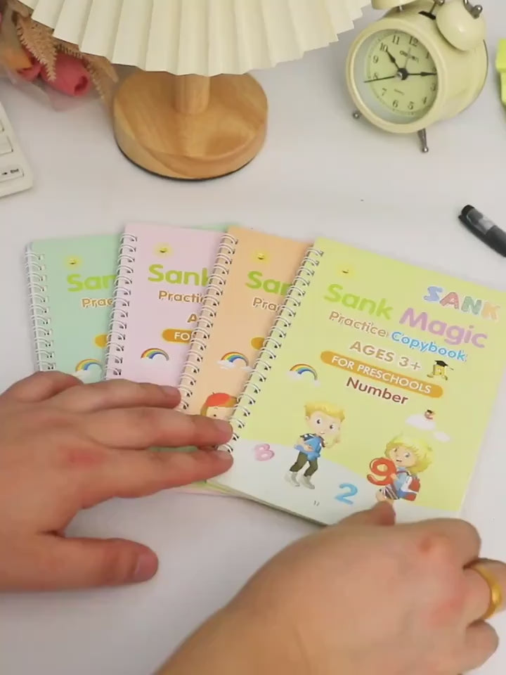 4 BOOK SET | Learn ABC, 123 | Best Early Learning Book for Children (Age 3–6 Years)