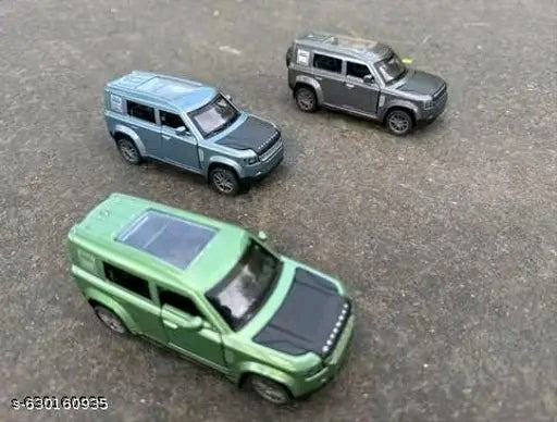 Diecast Orange Land Rover Defender Toy Car | Premium Metal Off-Road SUV Model | Kids & Collectors