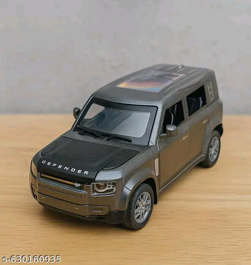 Diecast Orange Land Rover Defender Toy Car | Premium Metal Off-Road SUV Model | Kids & Collectors